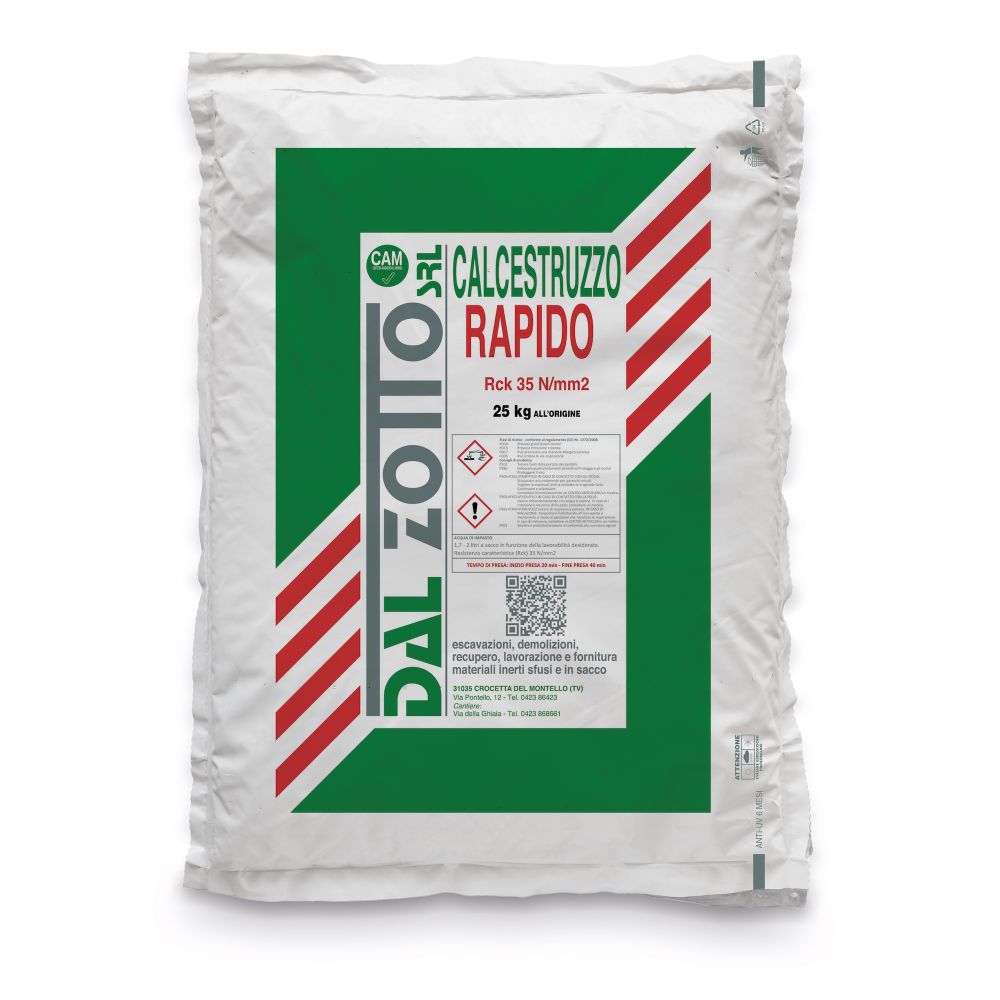 Calcestruzzo rapido CAM5 - Dal Zotto Srl