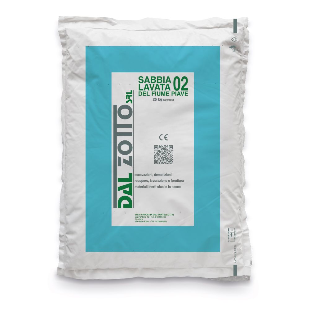 Sabbia lavata 0/2 - Dal Zotto Srl