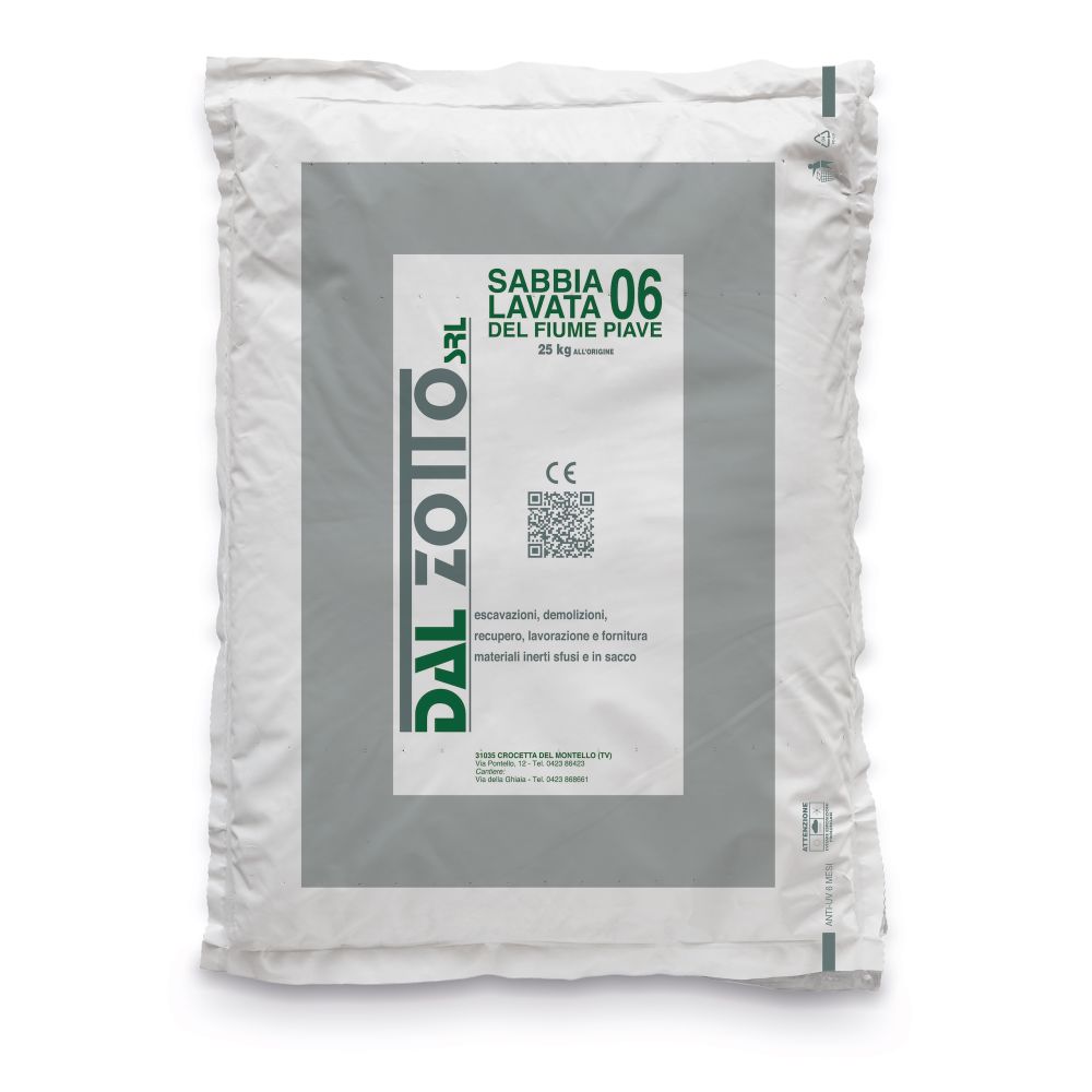 Sabbia lavata 0/6 - Dal Zotto Srl